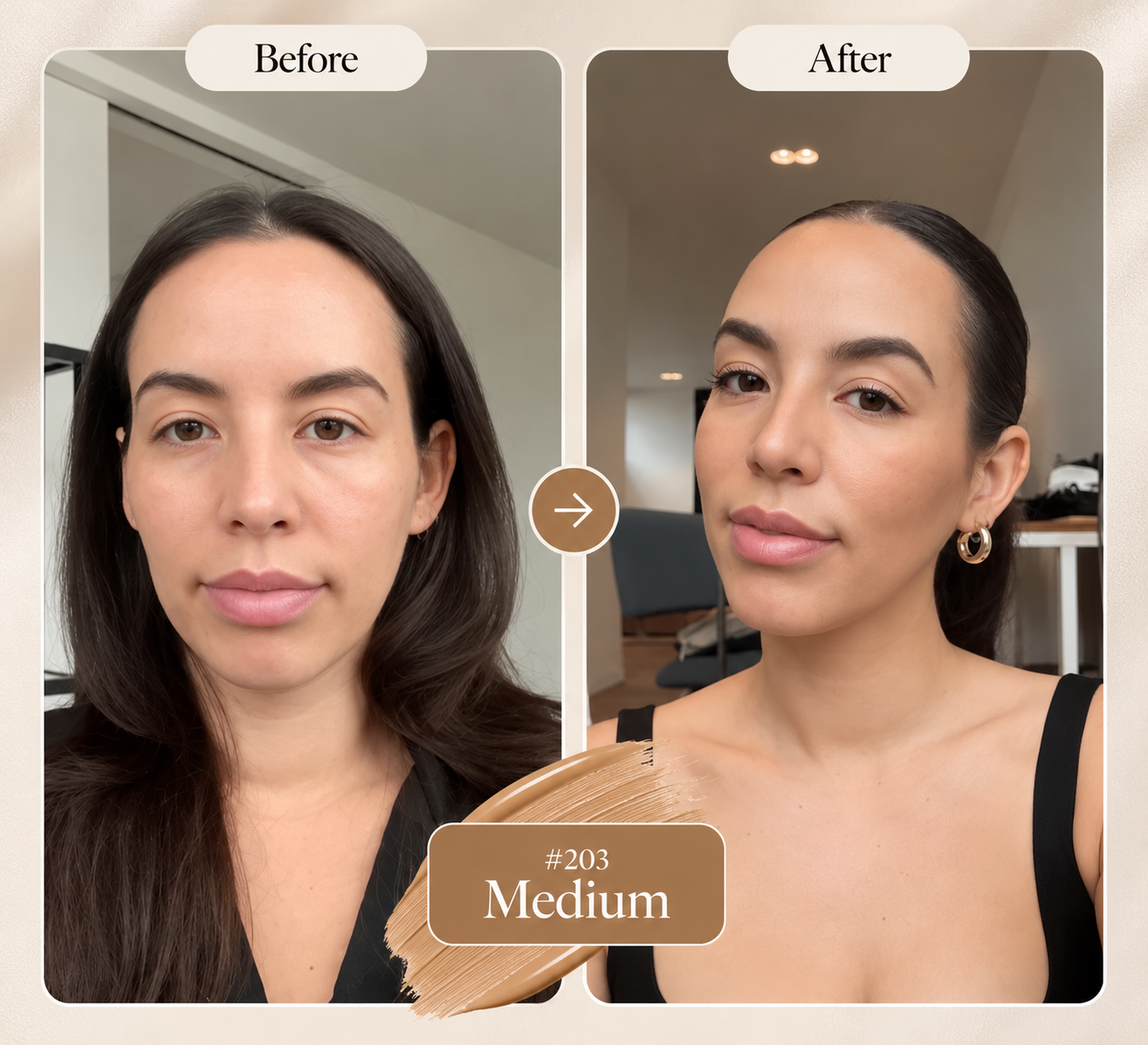 Haelu®  Colour-Changing Foundation